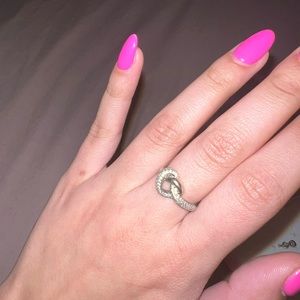 Pandora Knotted Heart Ring size 6.5